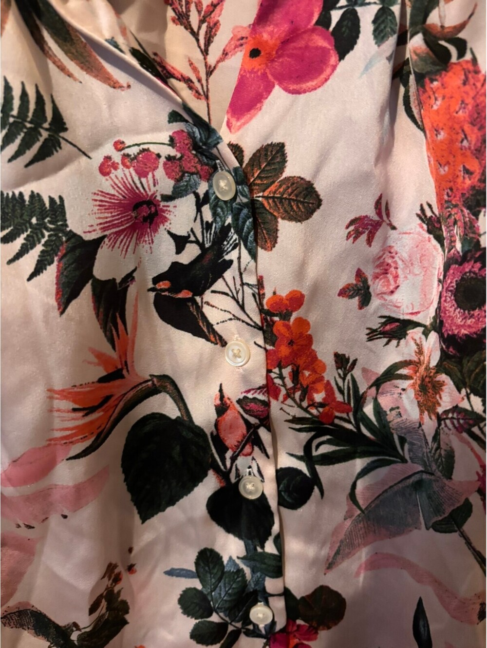 Banana Republic floral sleeveless blouse XS - Picture 3 of 4